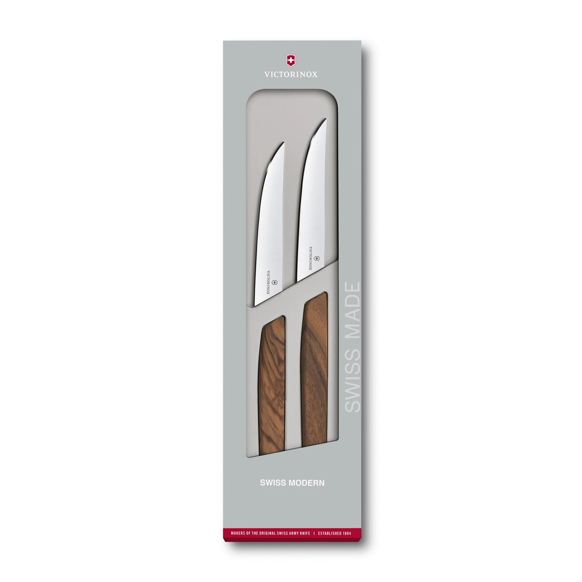 Victorinox Swiss Modern Steakmesser-Set, gerader Schliff, 12 cm