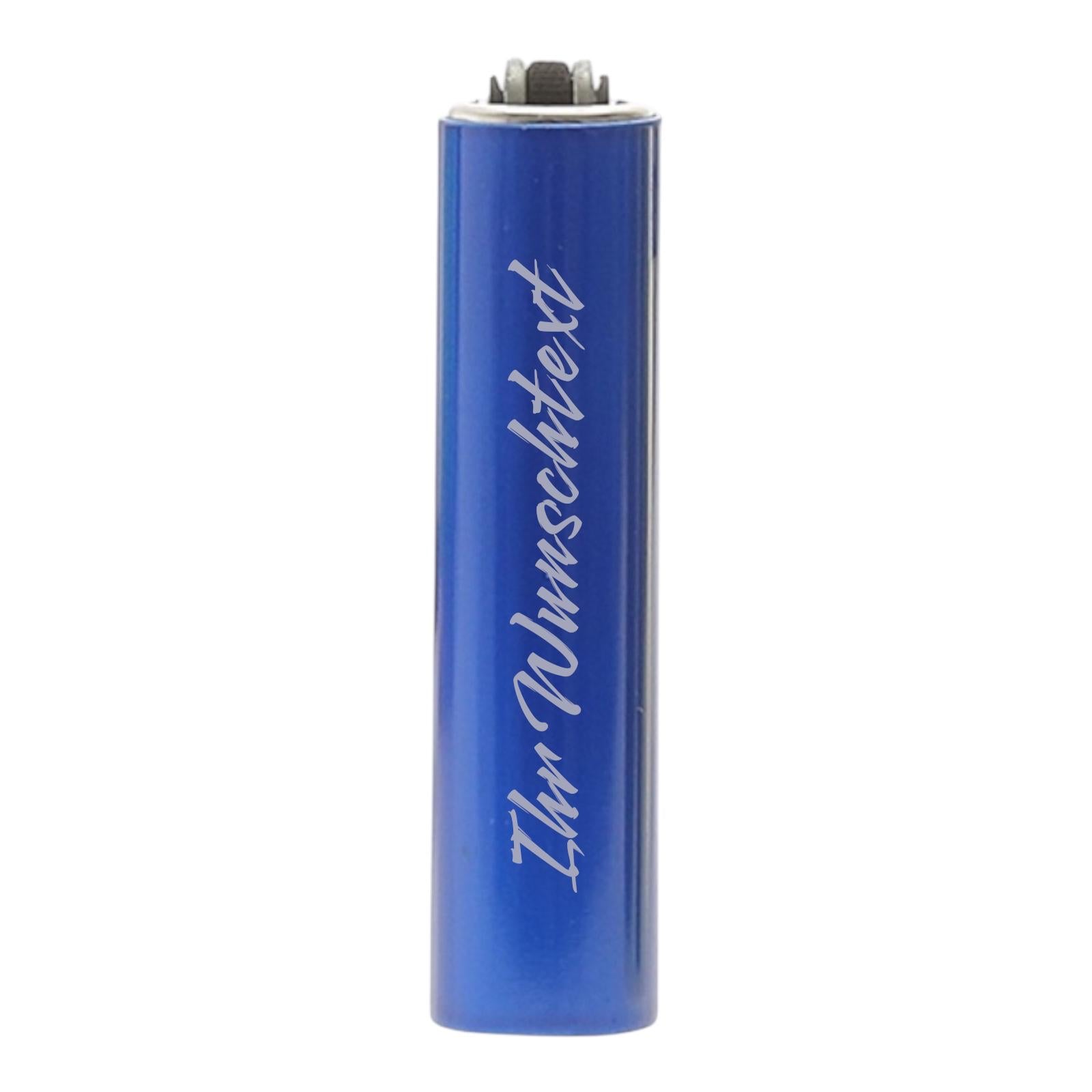 Clipper Micro Metal Cover Blau (Auf Wunsch mit Gravur)