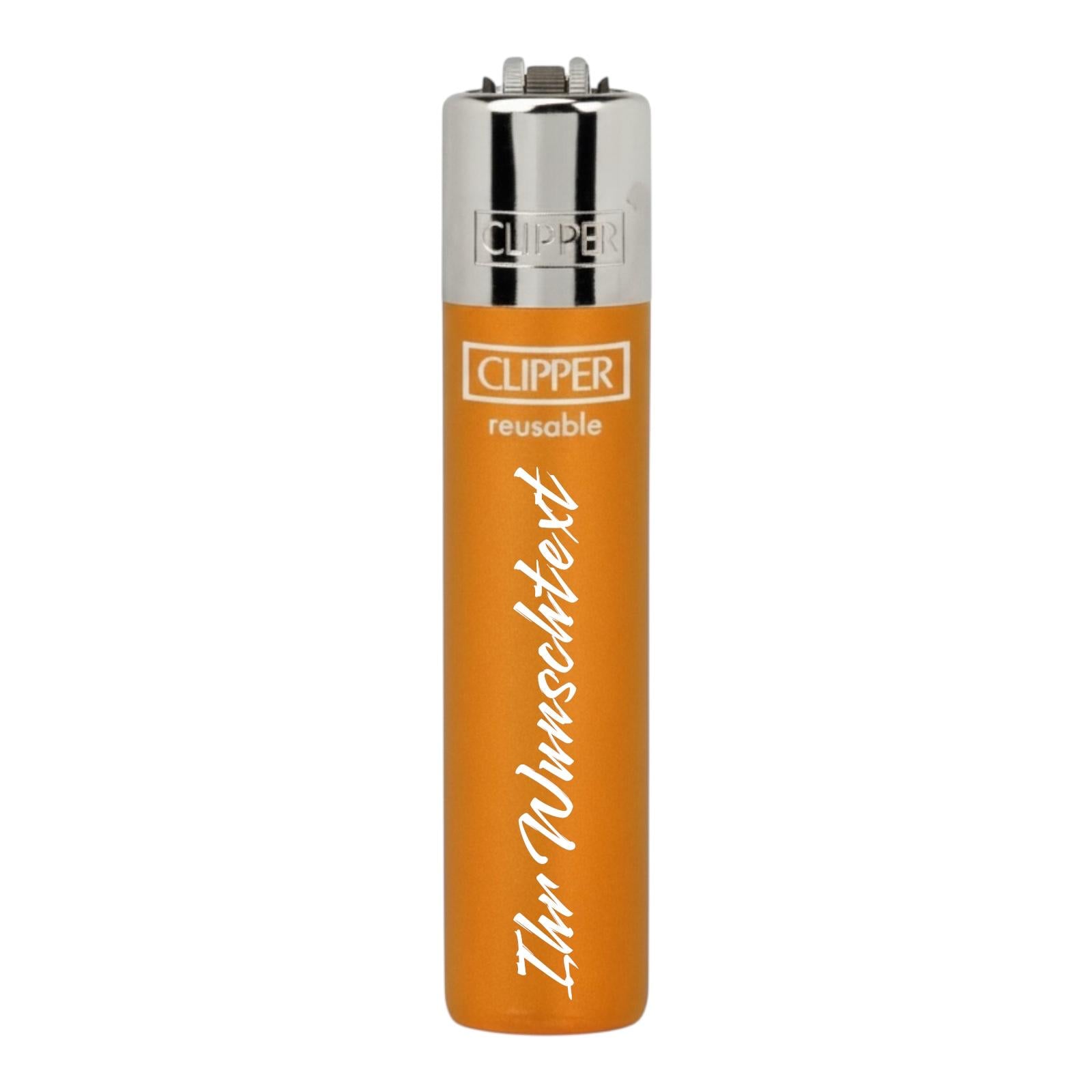 Clipper Large Crystal Orange (Auf Wunsch mit Gravur)