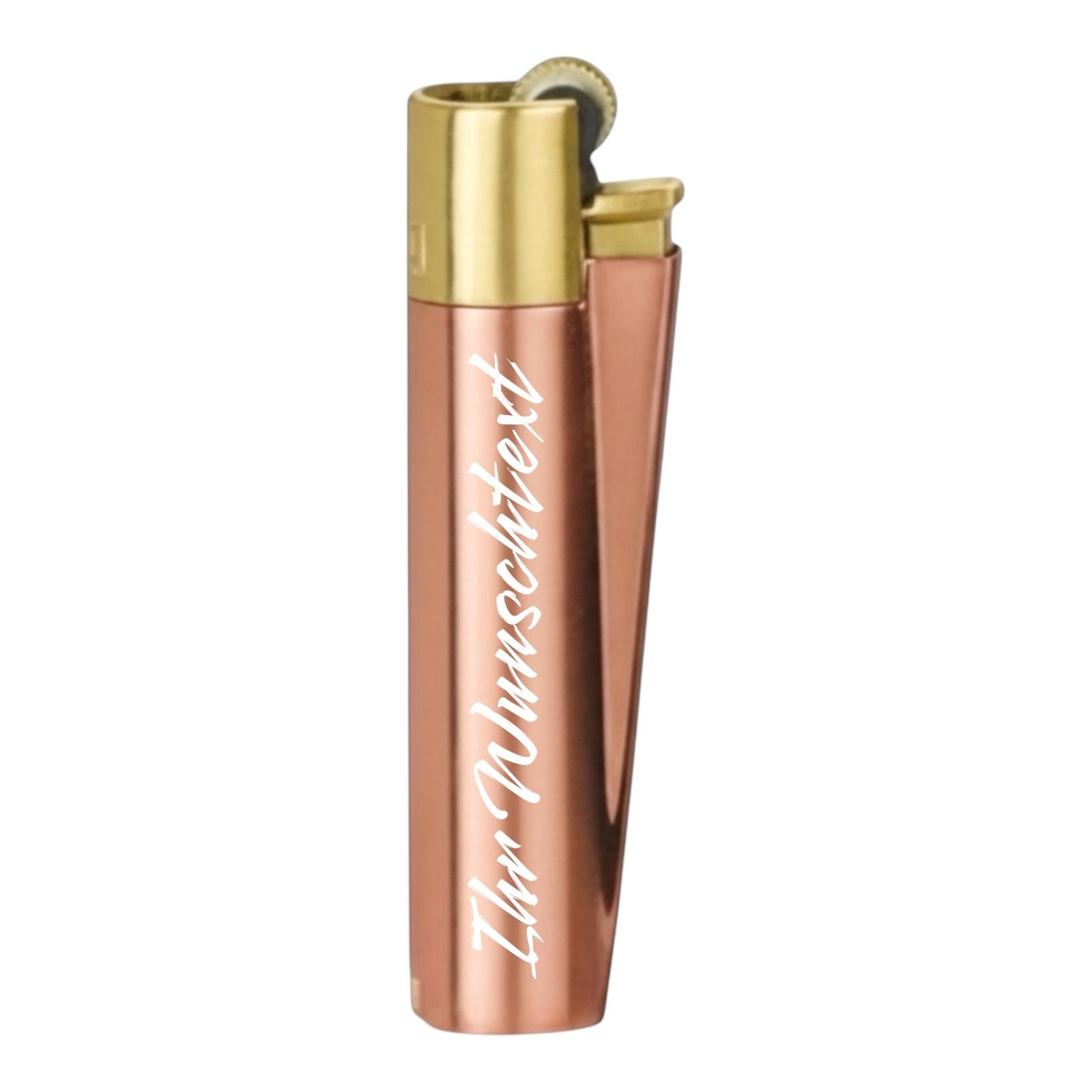 Clipper Metal Large GOLD MARBLE Gold-Rosegold (Auf Wunsch mit Gravur)