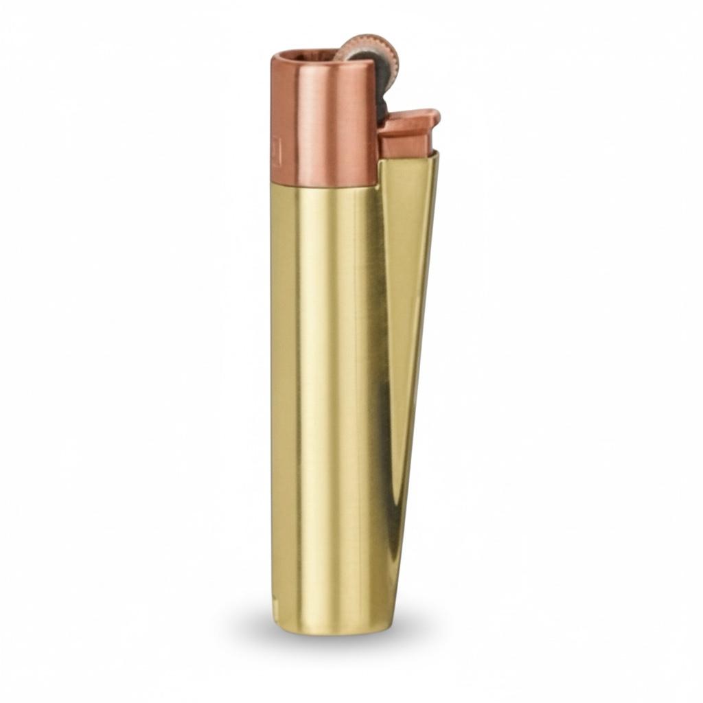 Clipper Metal Large GOLD MARBLE Rosegold - Gold (Auf Wunsch mit Gravur)