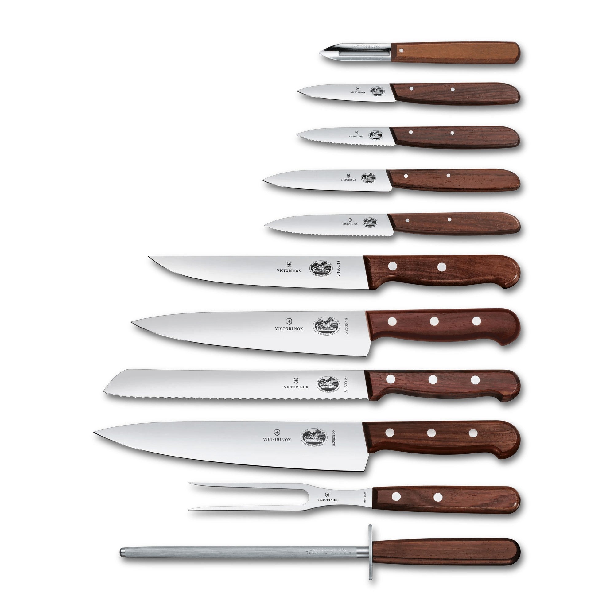 Victorinox Wood Messerblock, 11-teilig, 22 cm
