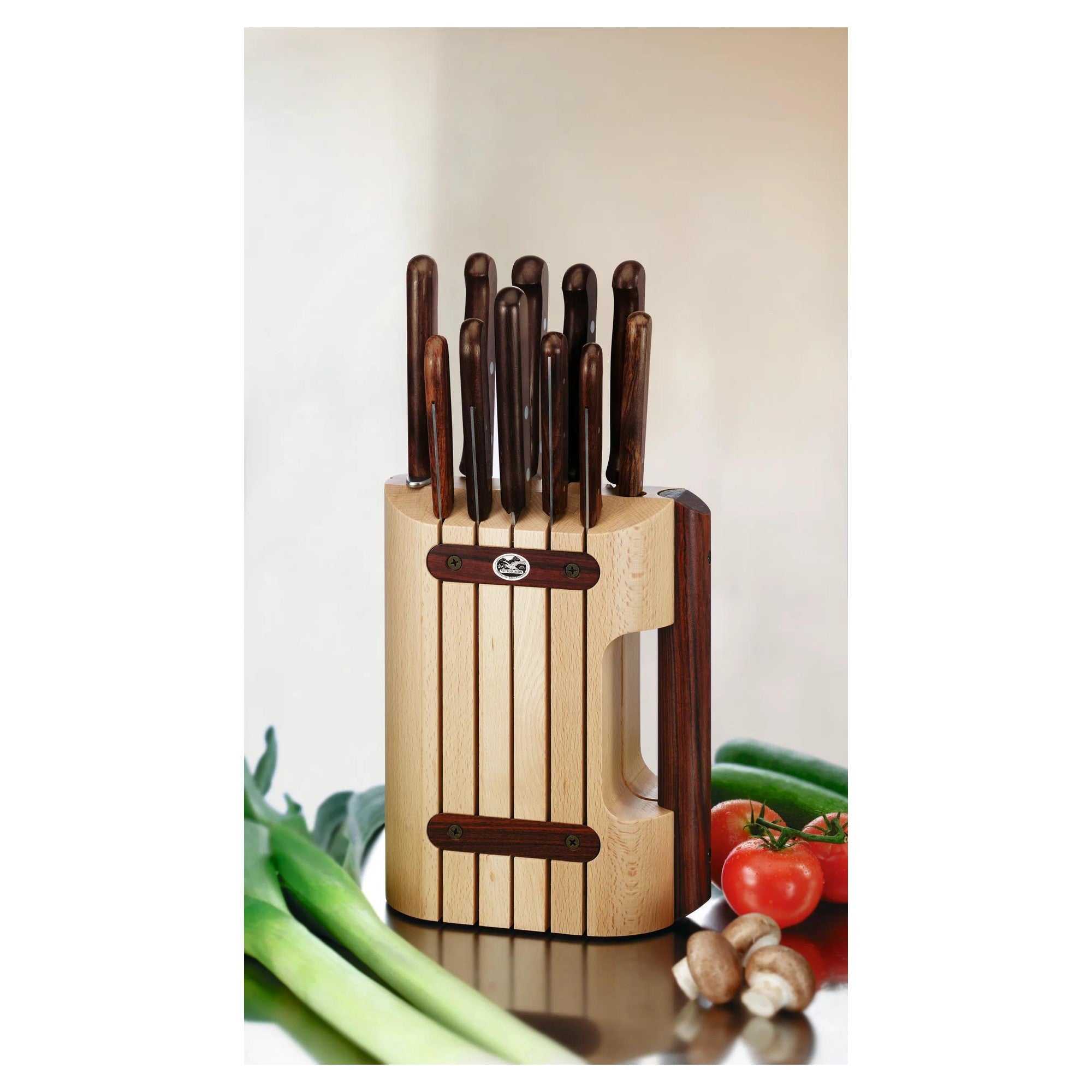 Victorinox Wood Messerblock, 11-teilig, 22 cm