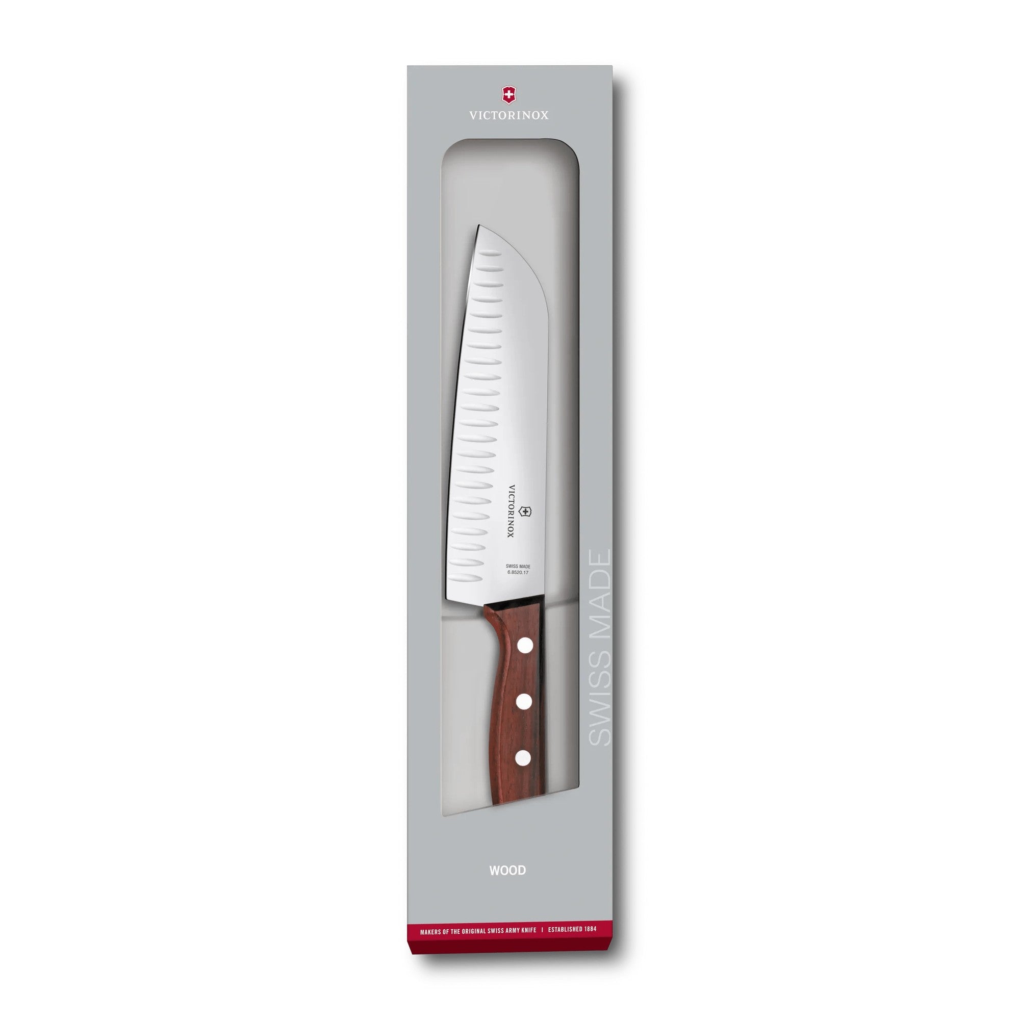 Victorinox Wood Santokumesser, 17 cm