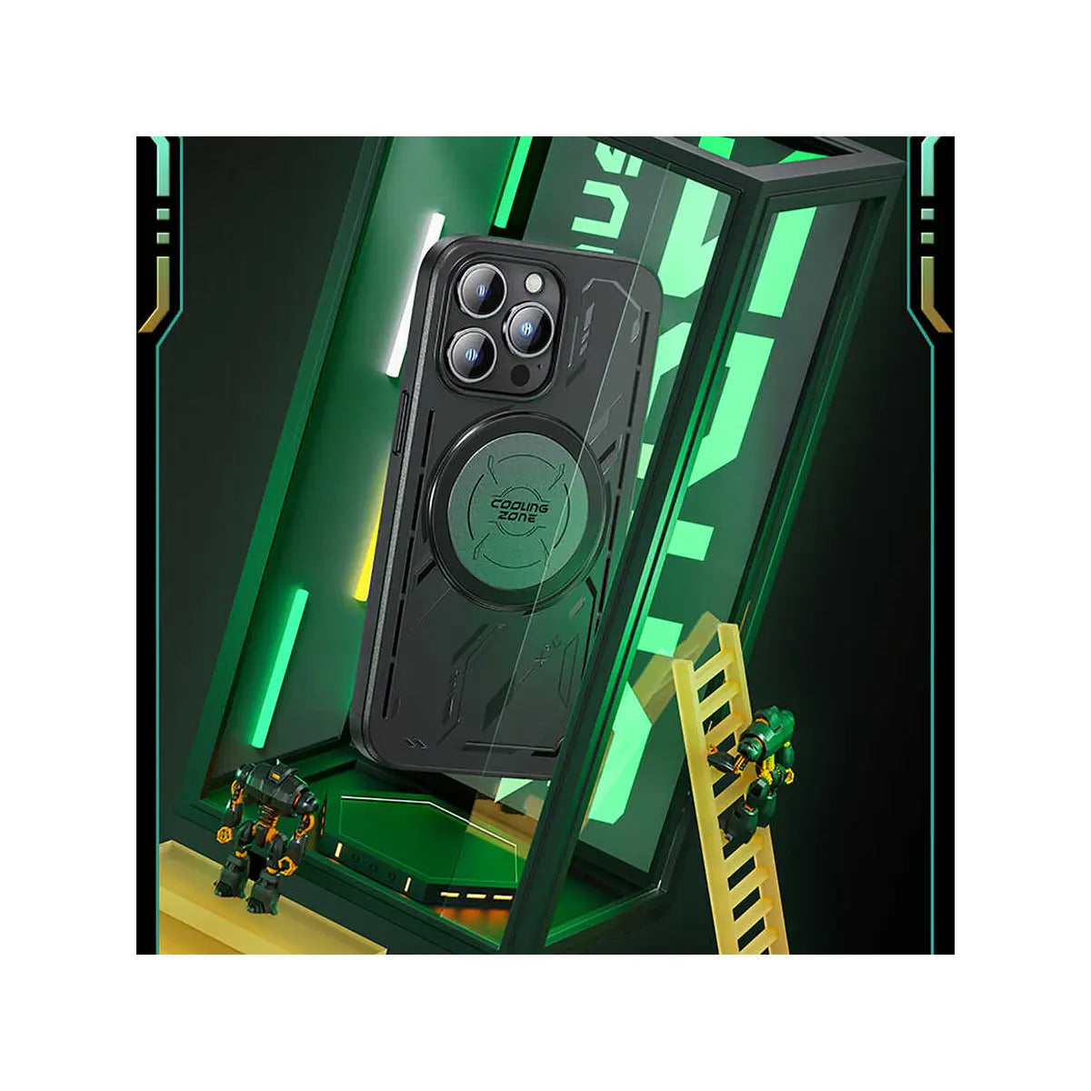 Benks – Gamers Pick Case kompatibel mit MagSafe, Schwarz iPhone 13 Pro