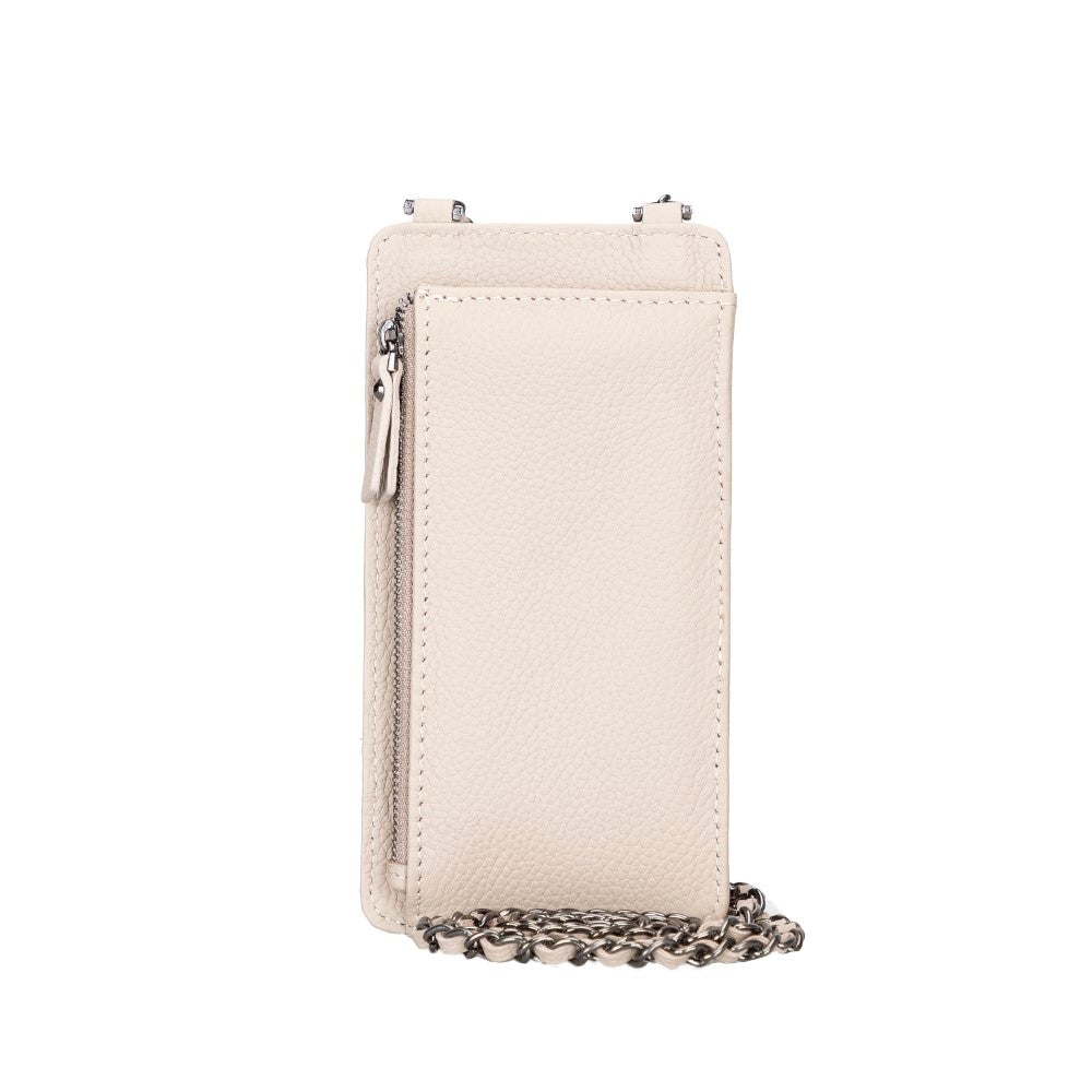 Avjin Echtleder Handytasche bis zu 6,9" mit Schulterriemen