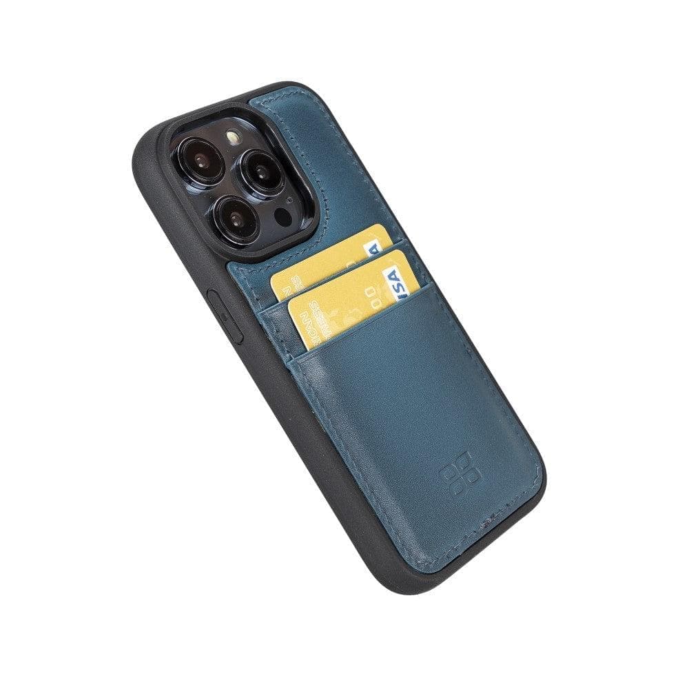 Leather Case for iPhone 15 Series with Card Holder Bouletta LTD