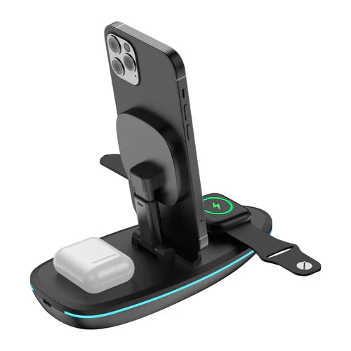 Universelle 3-in-1 Kabellose Ladestation - Phonebazaar
