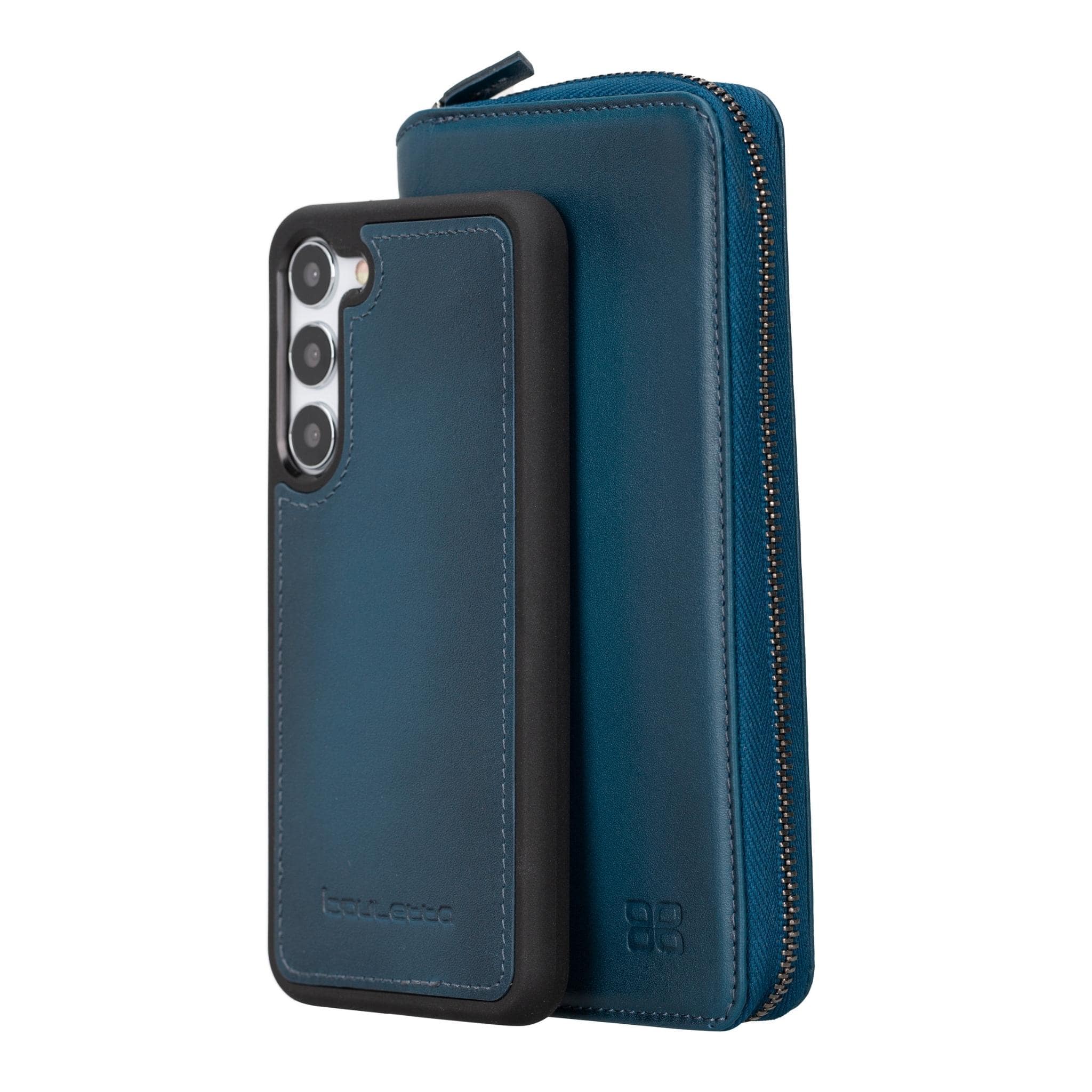 Samsung Galaxy S24 Series Zippered Leather Wallet Cases - PMW Bouletta LTD