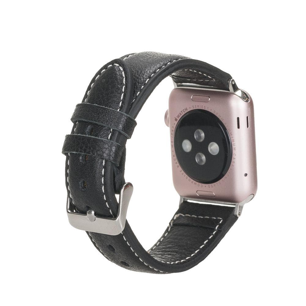 Watch Band Leather Apple Watch Bands - NM1 Classic Stitched Bouletta Shop