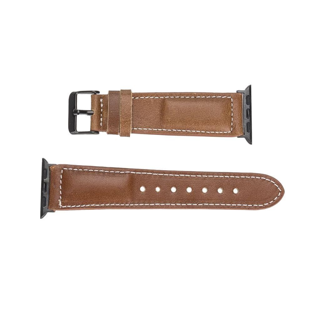 Watch Band Leather Apple Watch Bands - NM1 Classic Stitched Bouletta Shop