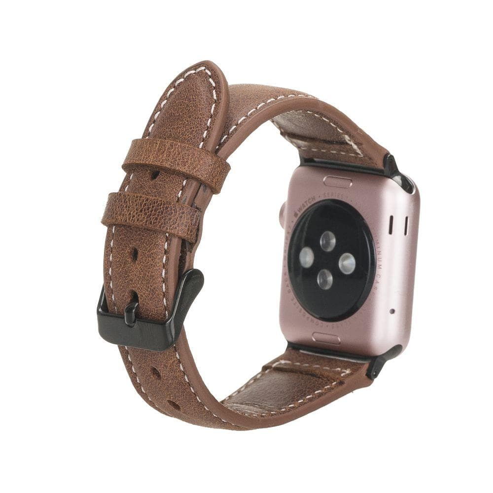 Watch Band Leather Apple Watch Bands - NM4 Classic Stitched Bouletta Shop