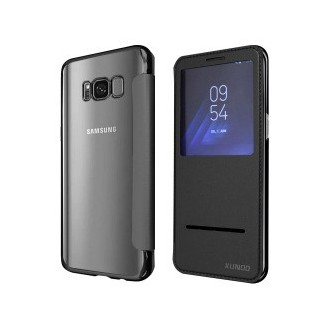 Xundo View Book Case Galaxy S8+ Schwarz