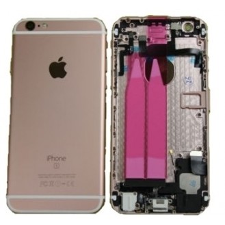 iPhone 6S Backcover Gehäuse Pink Vormontiert