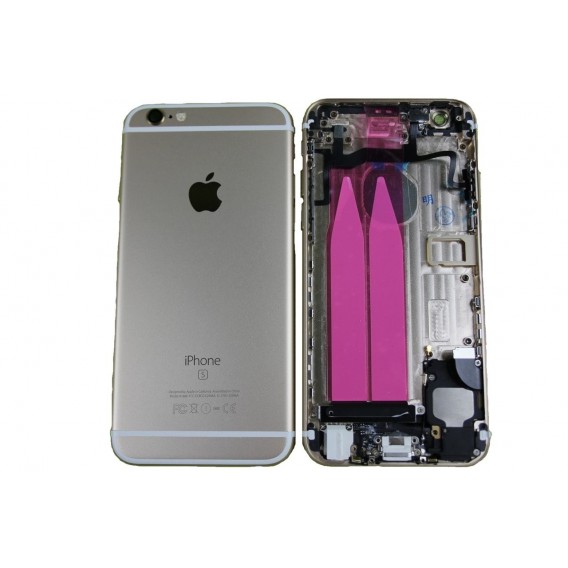 iPhone 6S Backcover Gehäuse Silber Vormontiert