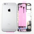 iPhone 6 Plus Backcover Gehäuse Silber Weiss Vormontiert