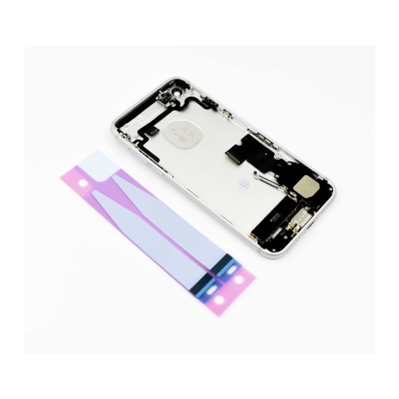 iPhone 7 Backcover Gehäuse Rahmen mit Tasten Vormontiert Silber