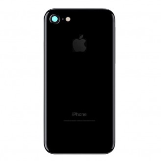 iPhone 7 Backcover Gehäuse Rahmen mit Tasten Vormontiert Jet Black A1660, A1778, A1779