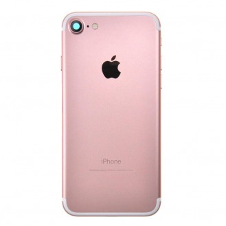 iPhone 7 Backcover Gehäuse Rahmen mit Tasten Vormontiert Rosa Gold A1660, A1778, A1779
