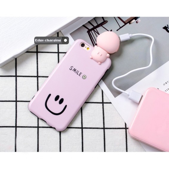Selfie Licht Case iPhone 7 Plus Pink