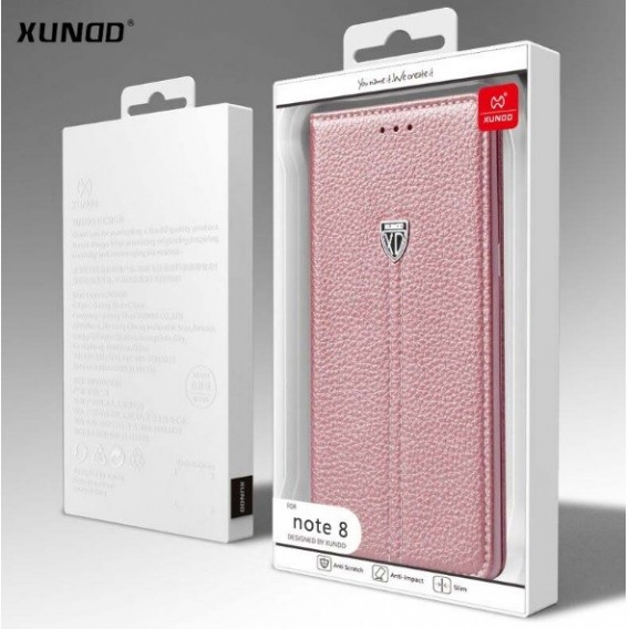 Rose Gold Edel Leder Etui Case Cover Galaxy Note 8