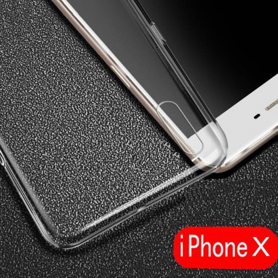 Transparent TPU Case für iPhone X Silikon Hülle