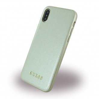 Guess - Iridescent - Hardcover - iPhone X Beige