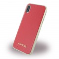 Guess - Iridescent - Hardcover - Apple iPhone X Rot