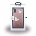 Guess - Studs and Sparkles - Hardcover - iPhone X Rosa