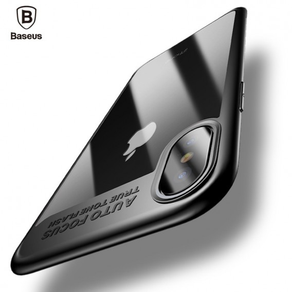 Baseus Silikon PC Hülle iPhone X Blau