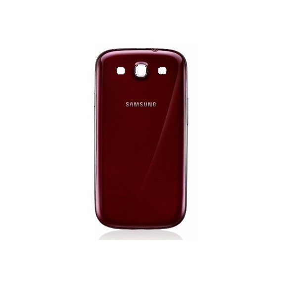 Galaxy S3 Akkudeckel Schale Battery Cover Gehäuse Rot