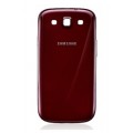 Galaxy S3 Akkudeckel Schale Battery Cover Gehäuse Rot