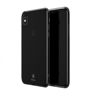 Baseus Silikon Case iPhone X Schwarz