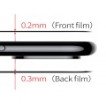 Baseus Panzerglas Beide Seiten Schwarz iPhone X