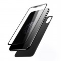 Baseus Panzerglas Beide Seiten Schwarz iPhone X