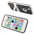 Schwarz mit Ständer Hülle Hard Case iPhone 5C
