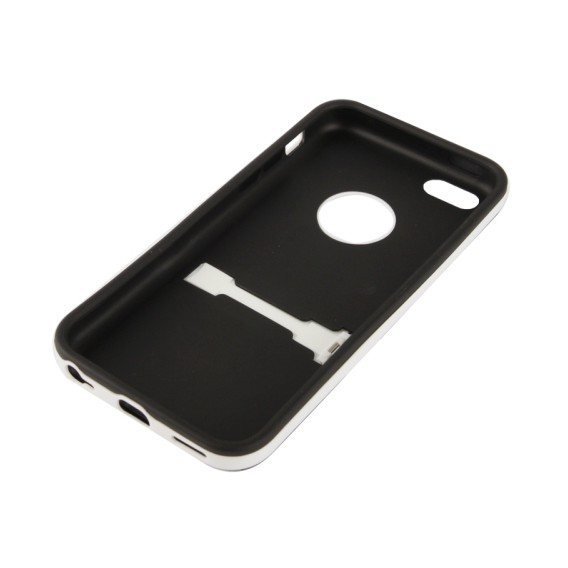 Schwarz mit Ständer Hülle Hard Case iPhone 5C