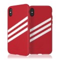 adidas Wildleder für Apple iPhone X Rot