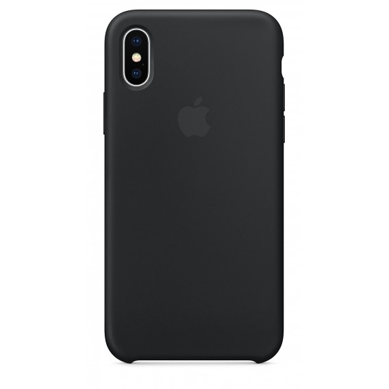 Apple iPhone X Silicon Case - Schwarz