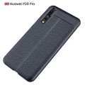 Huawei P20 Pro Luxushülle Leder Backcover Blau