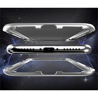 360° Magnet Cover iPhone 7 Plus & 8 Plus Weiss