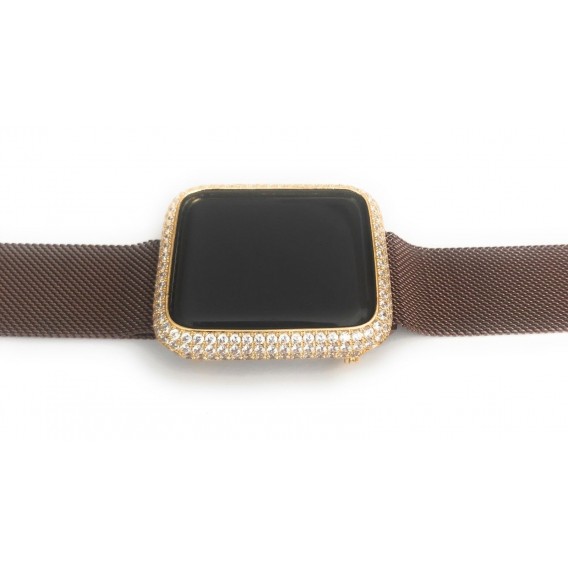 Bling Diamant Edelstahl Case für Apple Watch 3 2 1 42mm