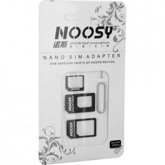 Noosy Nano SIM Adapter Set inkl. Sim Entname Nadel