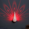 Peacock LED-Projektionslampe Pfau Weiss
