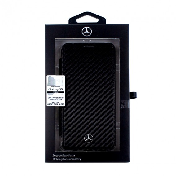 Mercedes Benz - Carbon Book Cover G960F Galaxy S9