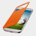 Flip Cover S-View Case Samsung Galaxy S4 Orange