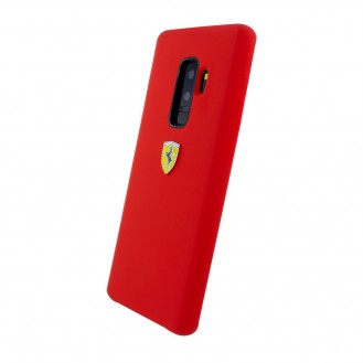 Ferrari - Urban Silikon Cover G960F Galaxy S9 Plus Red