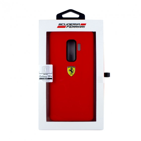 Ferrari - Urban Silikon Cover G960F Galaxy S9 Plus Red