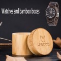 UWOOD Natural Wood Watches Holzuhr Blackwood