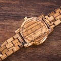 UWOOD Natural Wood Watches Holzuhr Zebraholz
